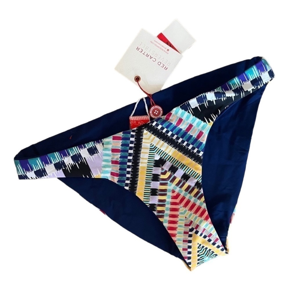 Red Carter Grand Bazaar Reversible Bikini Bottoms Size Xs Nwt